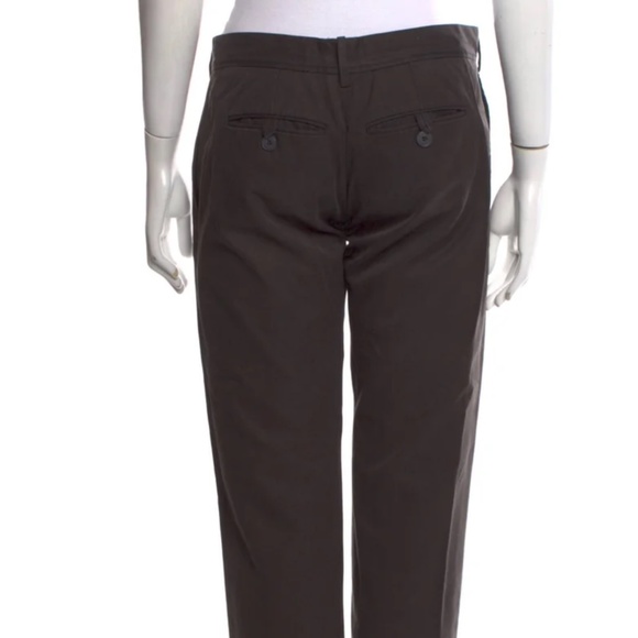 Stella McCartney Grey Straight leg Cropped Pants Sz M - Picture 3 of 3